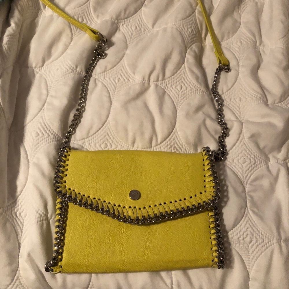 Madden girl yellow crossbody